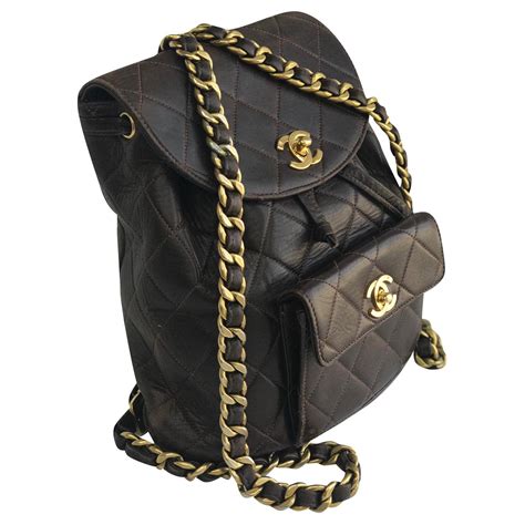 duma chanel|Chanel vintage duma backpack.